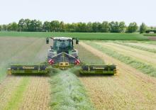 Faucheuses-conditionneuses à disques rotatifs Krone EasyCut B 1000 CV Collect 