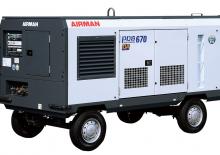 Compresseurs d'air portable - Gasoil, Electrique, Essence Airman PDS670SD-4C5