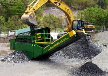 Installation de criblage mobile McCloskey 123 Sizer