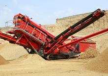 Installation de criblage mobile Terex-Finlay 674