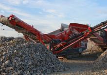 Installation de criblage mobile Terex-Finlay 863+