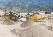 Installation de criblage mobile Rubble Master CS 3600 2D