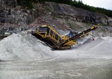 Installation de criblage mobile Keestrack Explorer 1800-3 Deck