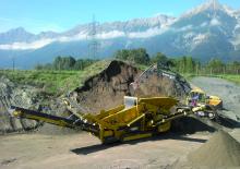 Installation de criblage mobile Keestrack K4