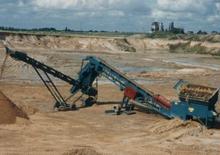Installation de criblage mobile Powerscreen Mark II 8x4