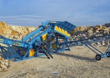 Installation de criblage mobile Pilot Crushtec MAXIscalp 600