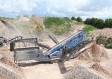Installation de criblage mobile Kleemann MS 16 D