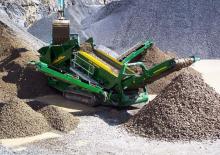 Installation de criblage mobile McCloskey R155