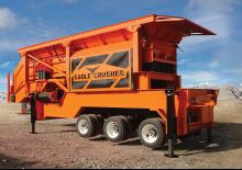 Installation de criblage mobile Eagle Crusher RIP-RAP