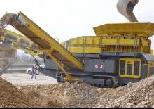 Installation de criblage mobile Gipo RR 100