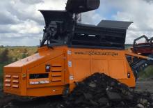 Installation de criblage mobile Rockster RSS712