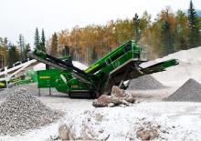 Installation de criblage mobile McCloskey S80