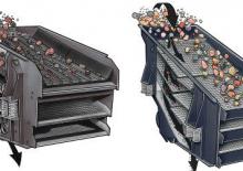 Installation de criblage mobile Sandvik SS1433