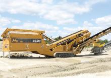 Installation de criblage mobile IROCK  TS-512
