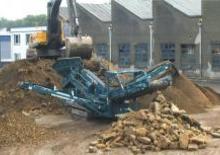 Installation de criblage mobile Powerscreen Warrior 1400