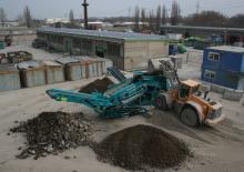 Installation de criblage mobile Powerscreen Warrior 1400 X