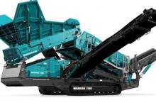 Installation de criblage mobile Powerscreen Warrior 2100