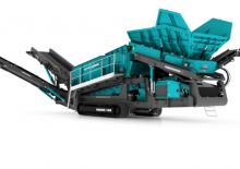 Installation de criblage mobile Powerscreen Warrior 2400