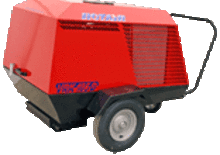Compresseurs d'air portable - Gasoil, Electrique, Essence Rotair VRK 185 D 