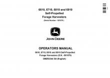 Ensileuses - traction 2 roues John Deere 6610