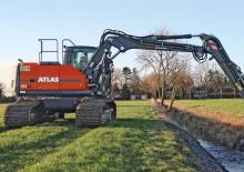 Excavatrice sur chenilles Atlas 165 LC