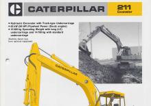 Excavatrice sur chenilles Caterpillar 211