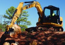 Excavatrice sur chenilles Caterpillar 307D