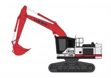 Excavatrice sur chenilles Link-Belt 3740B RB