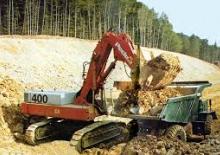 Excavatrice sur chenilles Case Poclain 400 CK