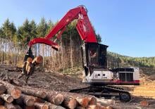 Excavatrice sur chenilles Link-Belt 5040B TL