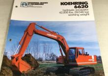Excavatrice sur chenilles Koehring 6620