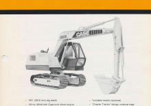 Excavatrice sur chenilles Case 880B