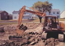 Excavatrice sur chenilles Case Poclain 888 CK