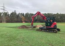 Excavatrice sur chenilles Yanmar B7-6 