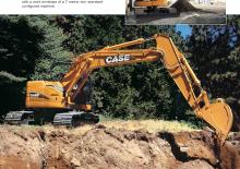 Excavatrice sur chenilles Case CX75