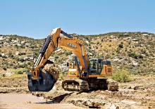 Excavatrice sur chenilles Case CX800B