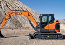 Excavatrice sur chenilles Develon DX89R-7