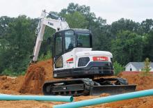 Excavatrice sur chenilles Bobcat E85