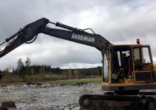 Excavatrice sur chenilles Akerman-Volvo EC 130