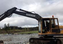 Excavatrice sur chenilles Akerman-Volvo EC 130 C