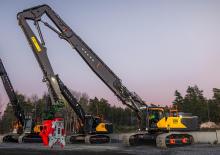 Excavatrice sur chenilles Volvo EC500 High Reach