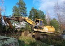 Excavatrice sur chenilles Fiatallis FE20