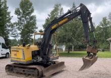 Excavatrice sur chenilles Akerman-Volvo H3B