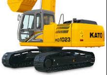 Excavatrice sur chenilles Kato HD1023III