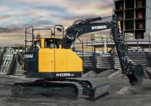 Excavatrice sur chenilles Hyundai HX130ALCR