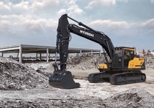 Excavatrice sur chenilles Hyundai HX220AL