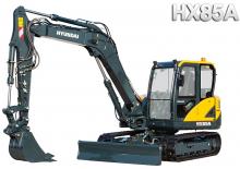 Excavatrice sur chenilles Hyundai HX85A