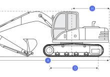 Excavatrice sur chenilles Komatsu PC220