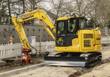Excavatrice sur chenilles Komatsu PC88MR-11 