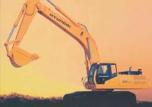 Excavatrice sur chenilles Hyundai R 320-3